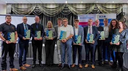 NDMA award winners 2024 gather on stage following the prizegiving ceremony at the Barnstaple Hotel